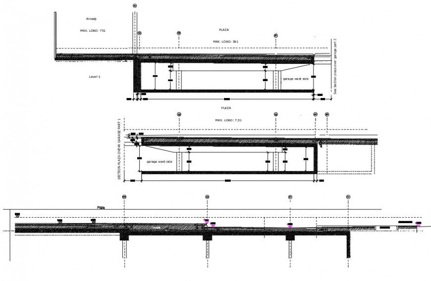 Flooring drawings details 2d view cad constriction dwg file