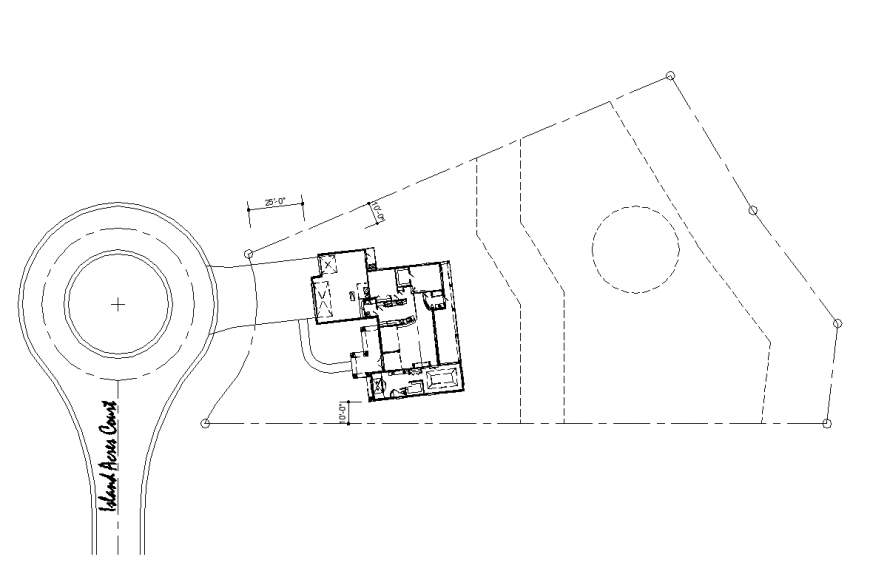 Florida residential area plan with architectural design dwg file