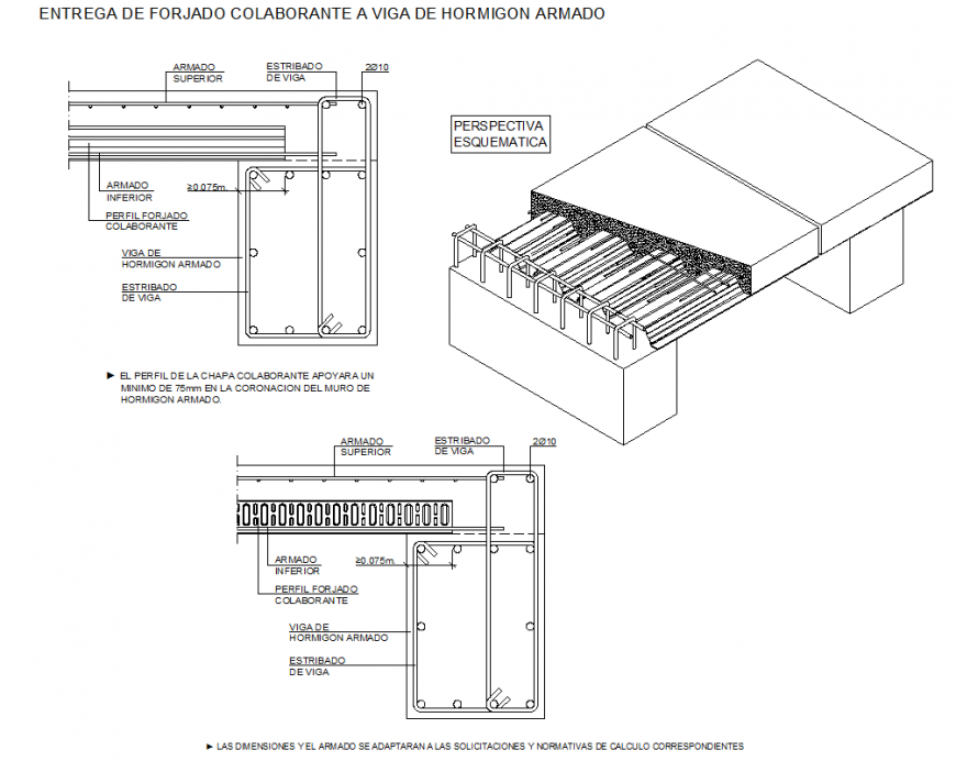 Forjdo delivery to collaborate reinforced concrete beam dwg file