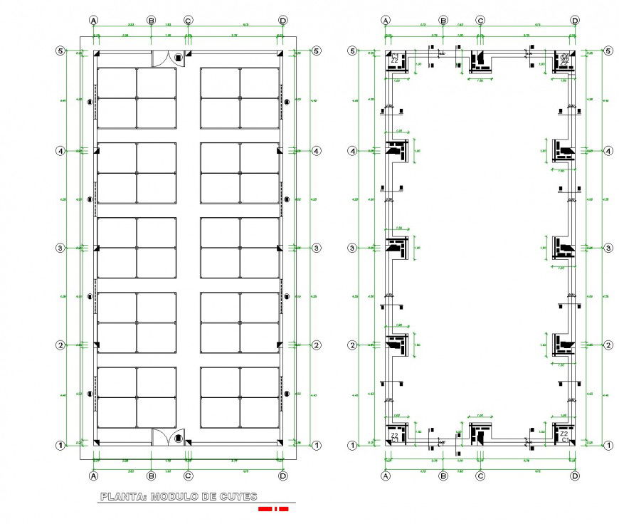Foundation and beam reale state agencies plan dwg file