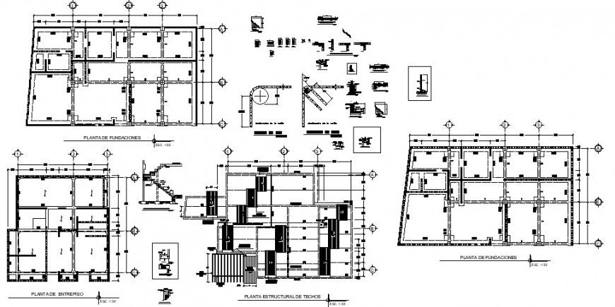 Foundation detail cad file