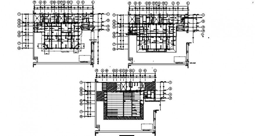 foundation detail of building cad file