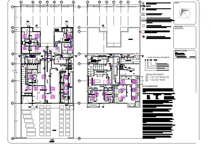 Foundation house planning layout file