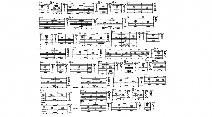 Frame house with pool area with beam support area design dwg file