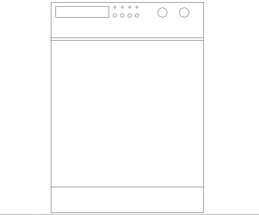 Fridge plan with the detailing dwg file.
