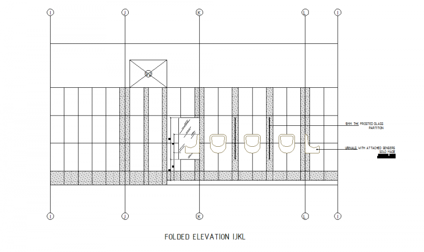 Front Side View Of Toilet Detail & Other Detail