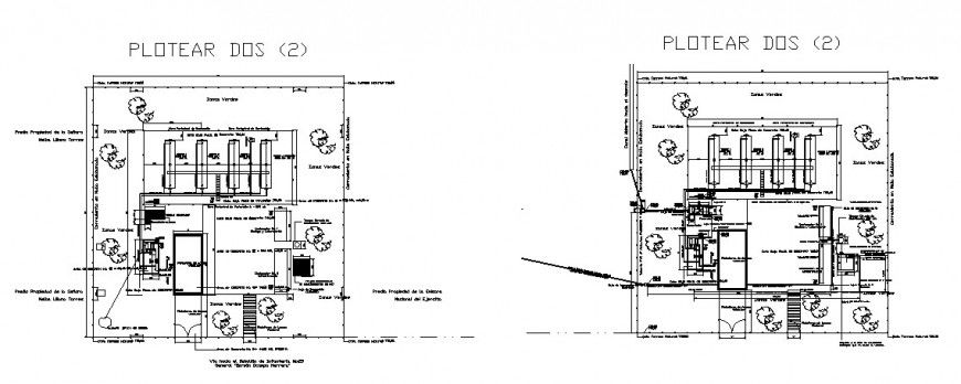 Fuel plant for aviation municipality of Uribe floor plan cad drawing details dwg file