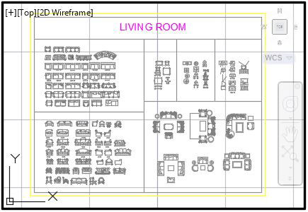Furniture CAD Drawings for Precise Interior Layouts