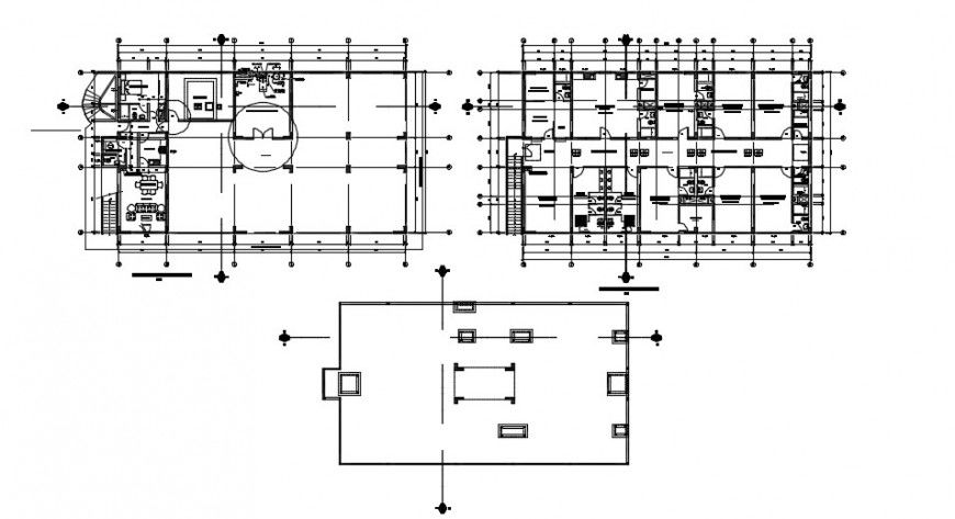 Furniture and sanitary top view plan detail dwg file