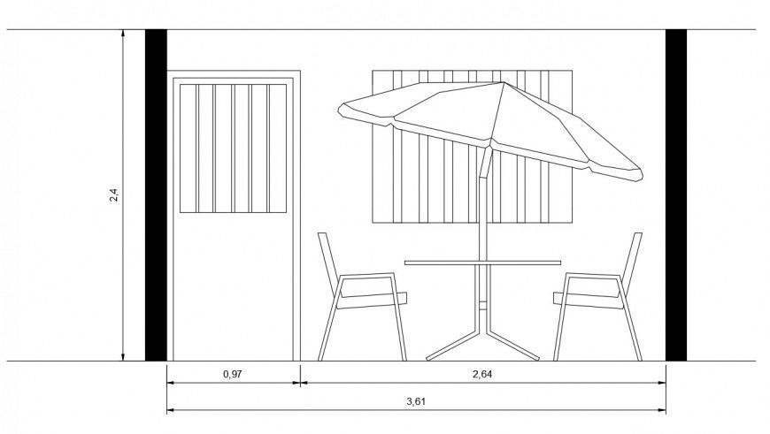 Furniture units drawings detail 2d view autocad file