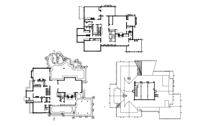 Gamble house floors framing plan structure drawing details dwg file