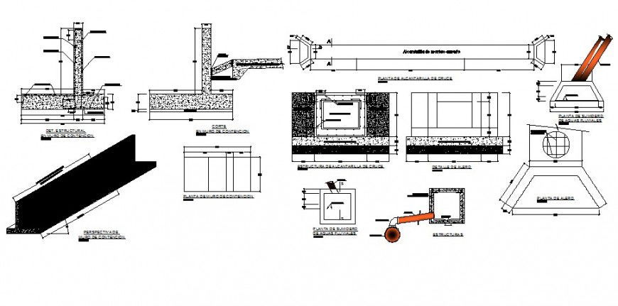Garden Landscaping and Automation Details with Pavement DWG file