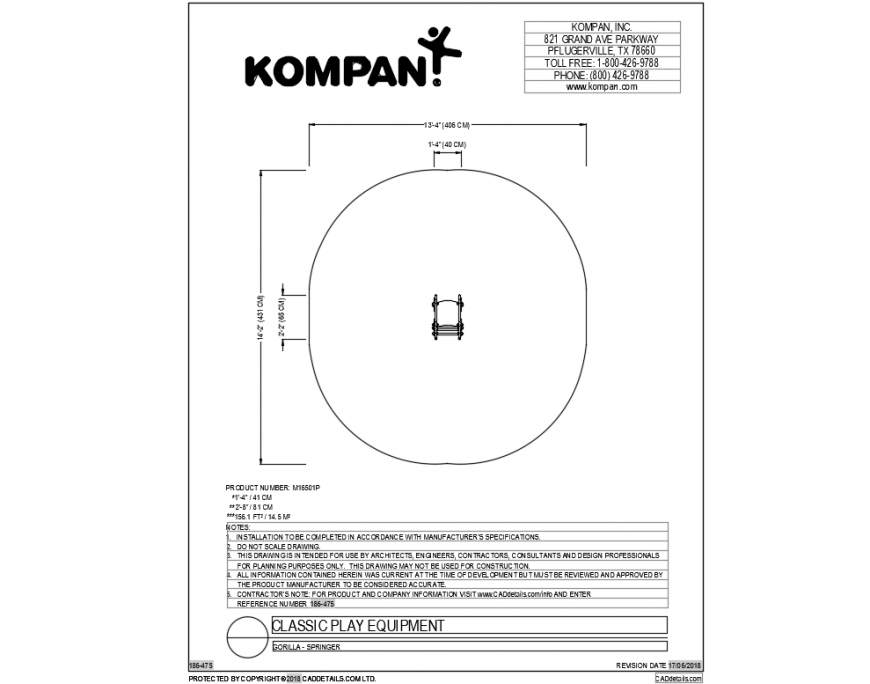 Garden mini classical play equipment details dwg file