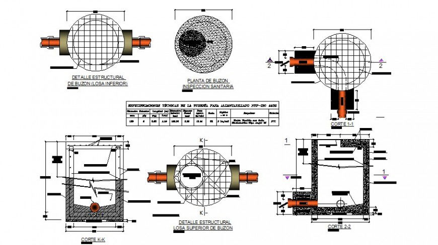 Garden pavement and landscaping structure details dwg file