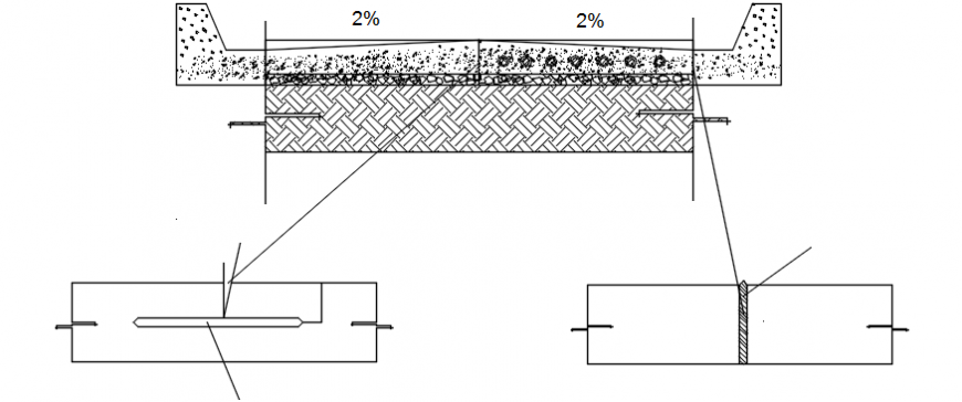 Garden pavement section and landscaping details dwg file