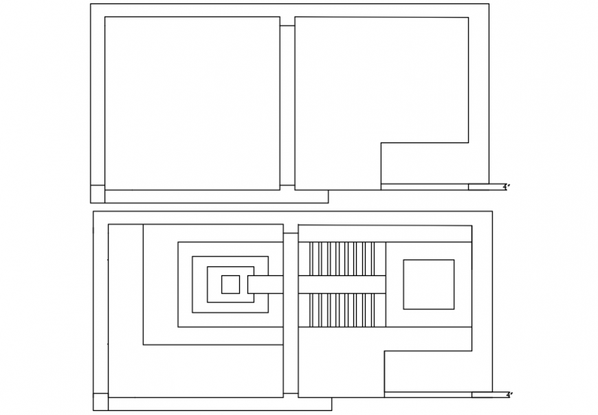 General framing plan structure details for office floor dwg file