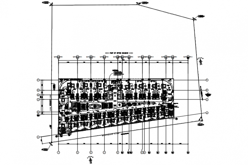 General hotel plan in AutoCAD file