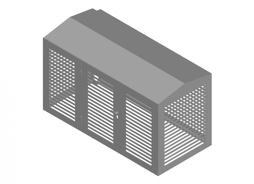 Generator of building 3d drawing details dwg file