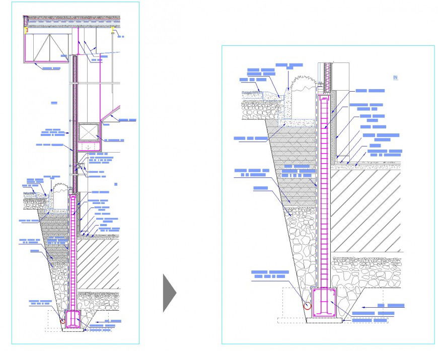 Geodesic gallery wall section plan layout file