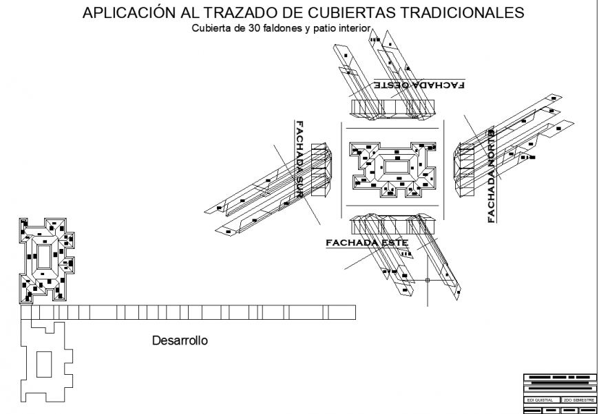 Geometer, applied to cover solutions drawing in dwg file.