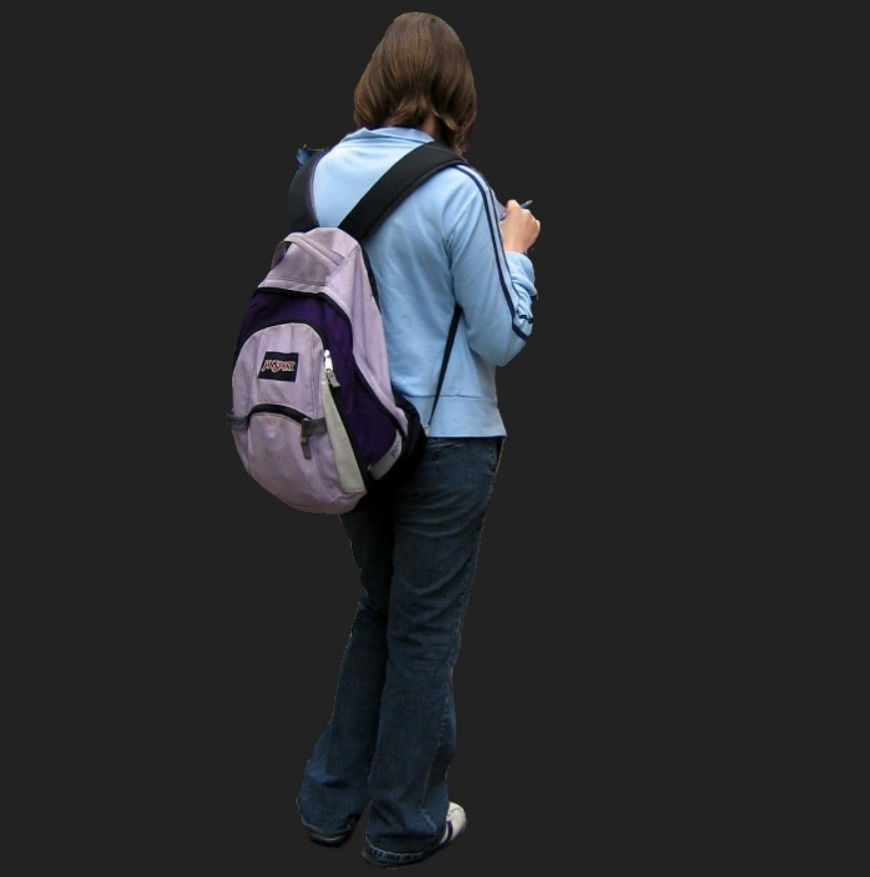 Girl CAD blocks layout file