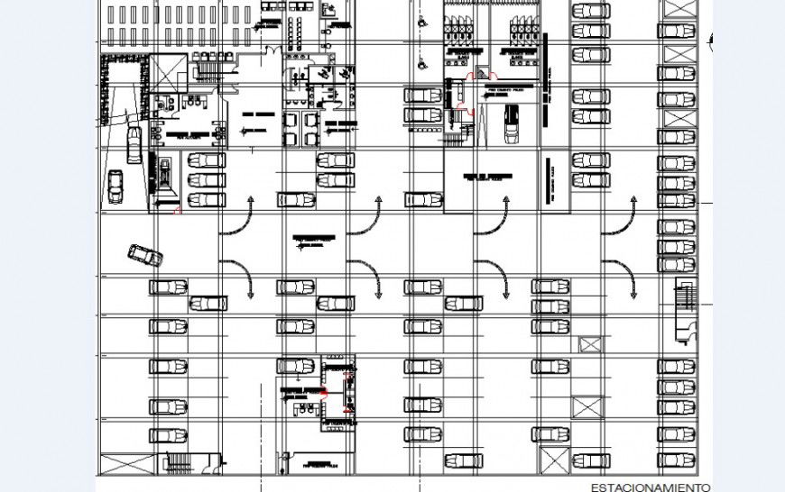 Government court house of peru basement floor plan cad drawing details dwg file