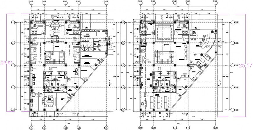 Government office building CAd plan dwg autocad file