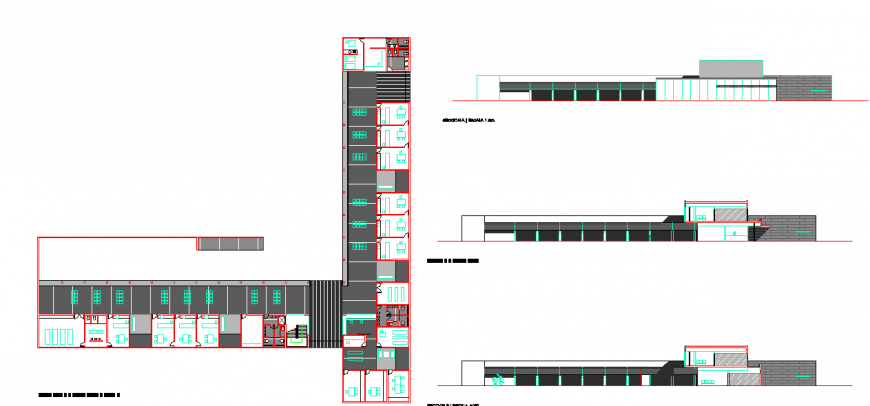 Government Office Building detail with drawing