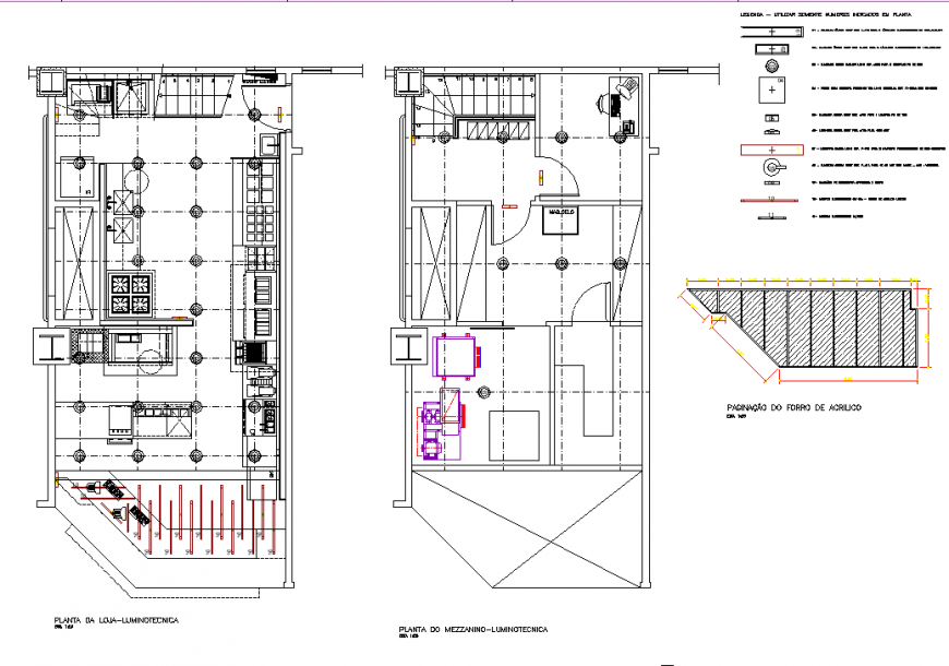 Grid line housing planning detail dwg file