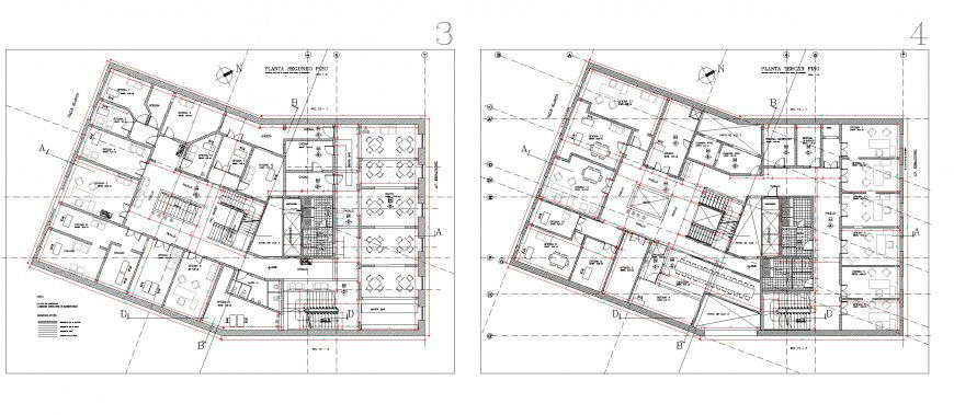 ground and first floor commercial bar terrace plan