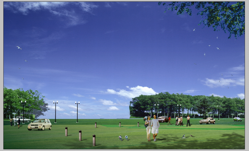 Ground detail elevation 3d model PSD file