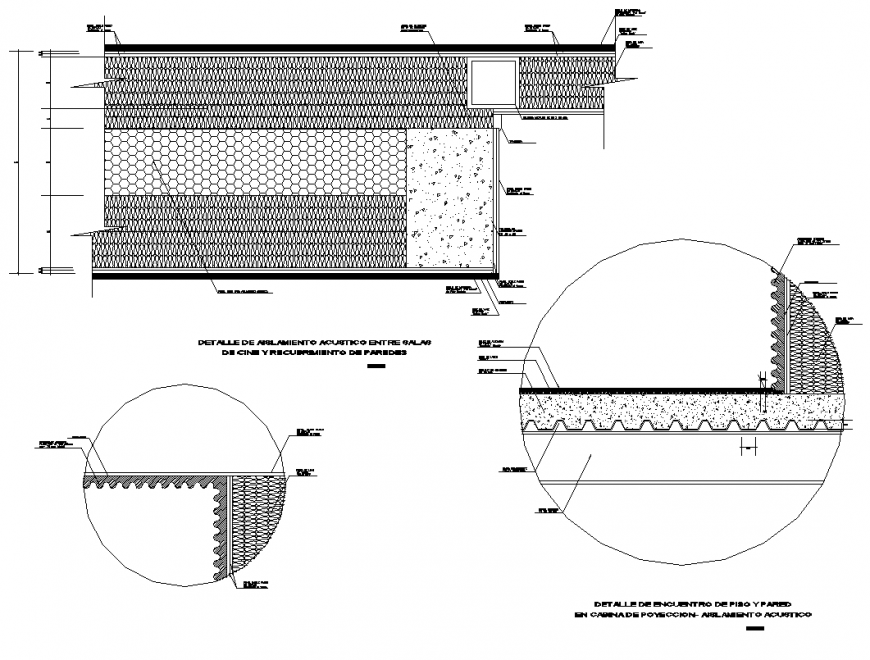 Ground floor section detail dwg file