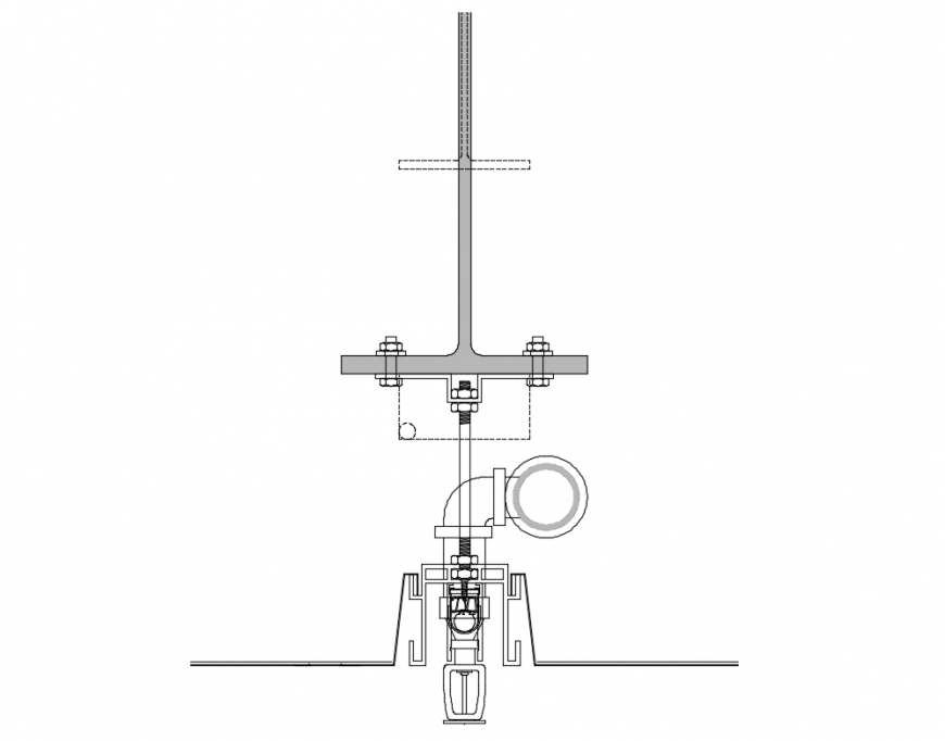 Gym equipment top view elevation cad block details dwg file