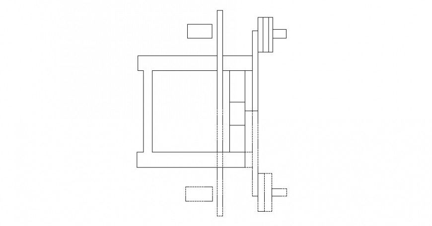 Hammer strength lateral raise machine detail 2d view gyming equipment block layout dwg file