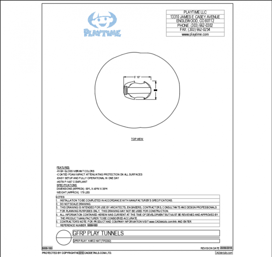 Hard hat sports play equipment cad block design dwg file