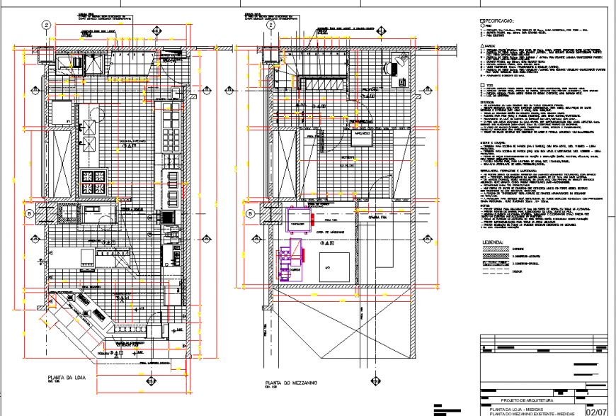 Hatching living place autocad file
