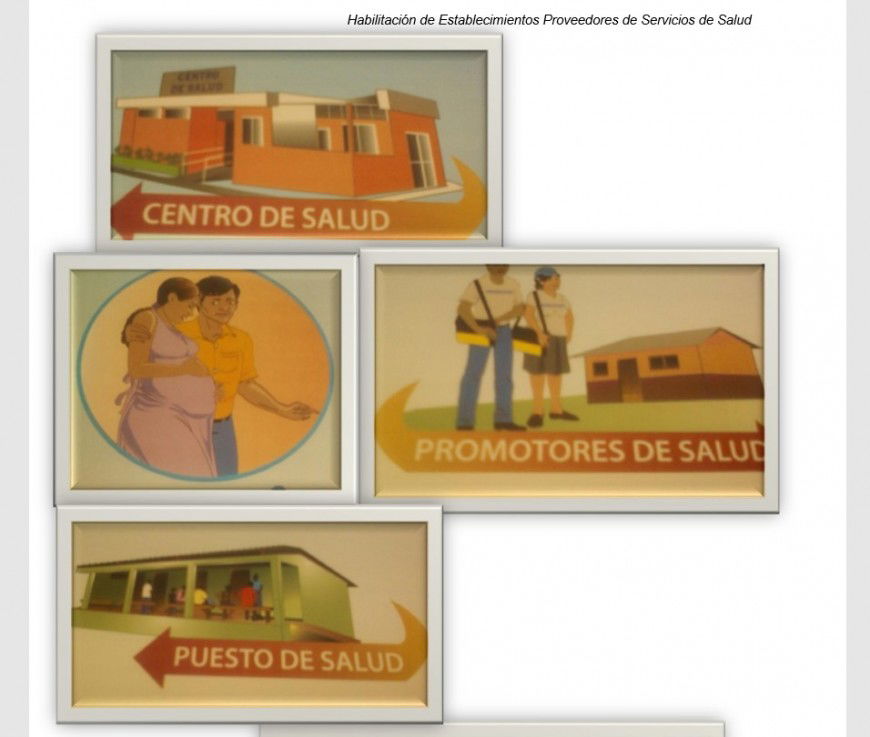 Health-center building detail 3d model layout pdf file