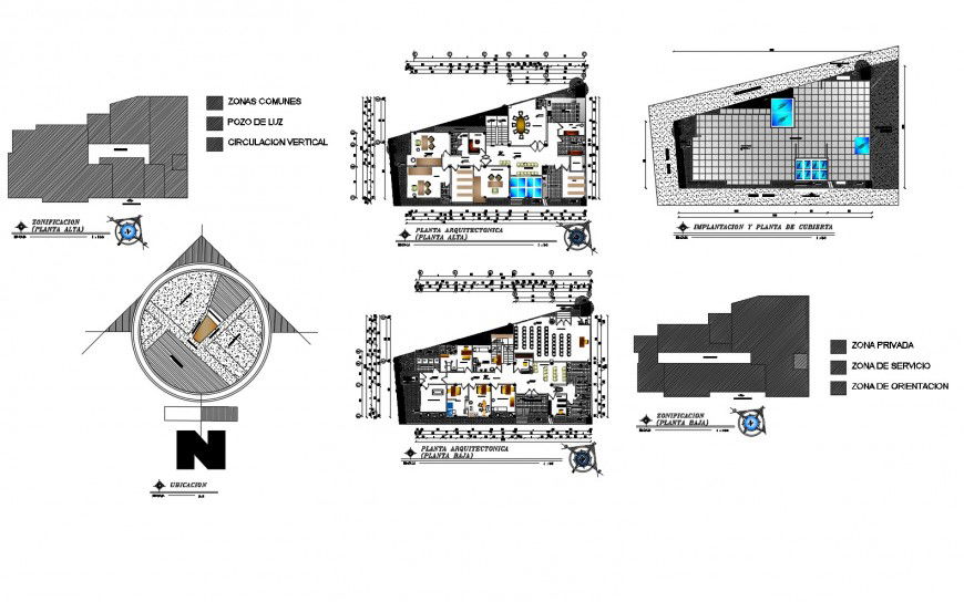 Health center building floor plan, site plan and auto-cad drawing details dwg file