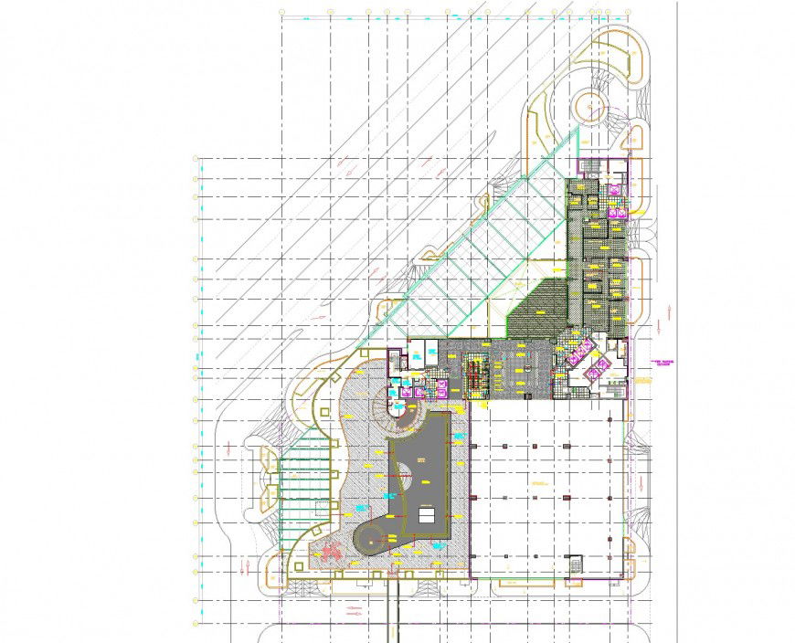 Health Club & Spa Floor Flooring Layout file