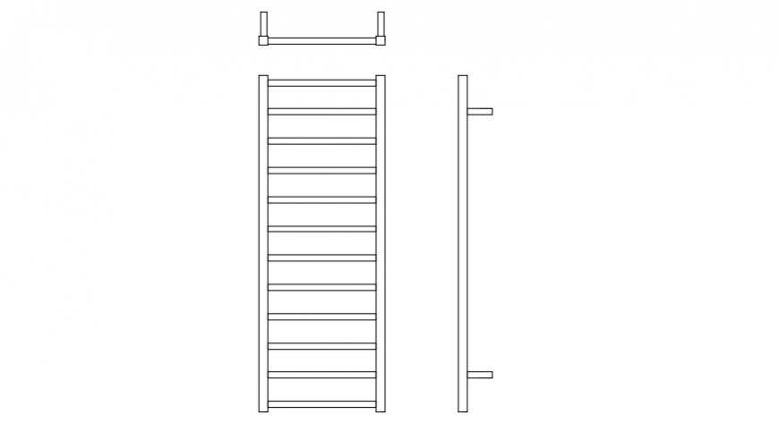 Heated Towel Rail stand model