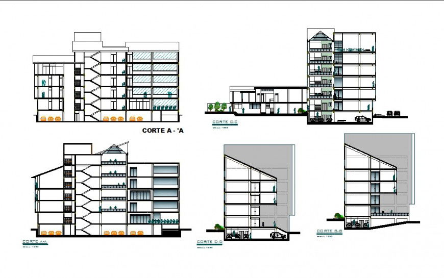 High rise building concept model