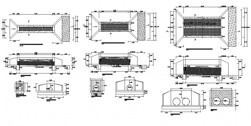 Highway detail construction drawing in AutoCAD file.