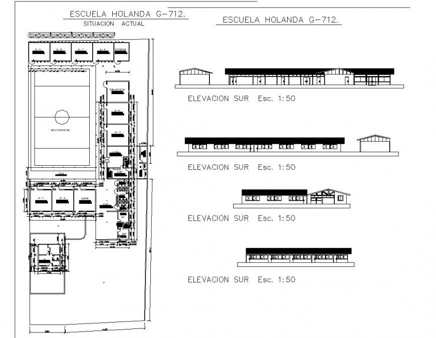 Honda showroom plan and section autocad file