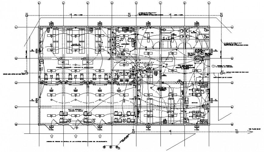 Hospital building electrical installation drawing autocad file