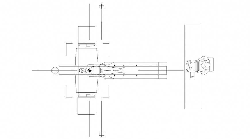 Hospital furniture and medical equipment blocks drawing details dwg file