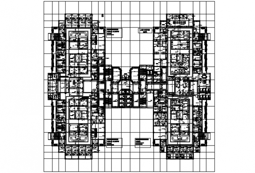 Hospital top view layout plan view and file details