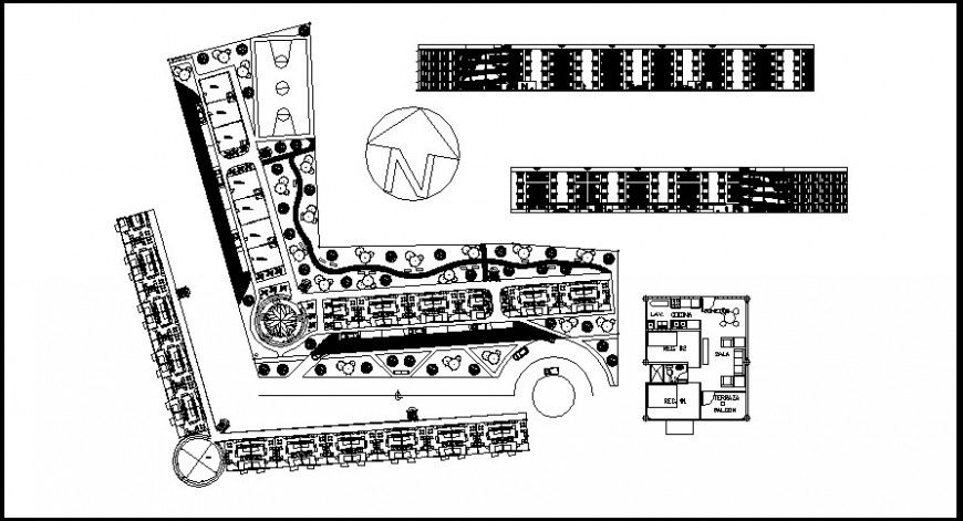 hotel and resort layout details