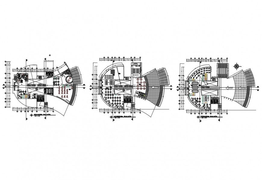 Hotel building plan detail 2d view CAD block autocad file