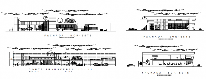 Hotel elevation design
