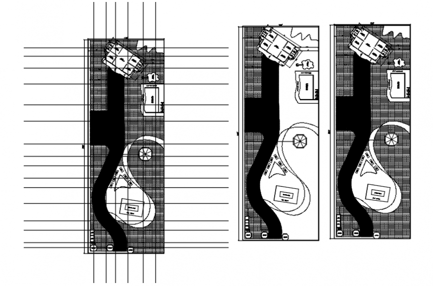 House and farm plan in AutoCAD file